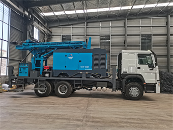 truck-mounted water well drilling rig